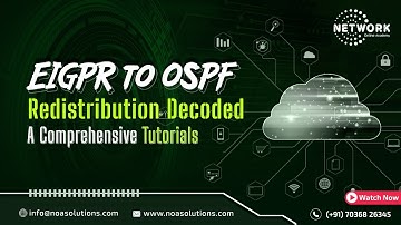 "EIGRP to OSPF Redistribution Decoded: A Comprehensive Tutorial"