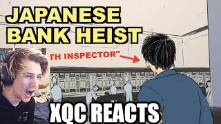Full xQc Reacts To This Is The Greatest Bank Heist in Japanese History by Kento Bento Update