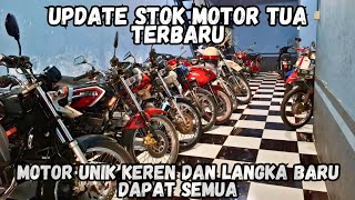 HABIS LIBUR LEBARAN KITA UPDATE STOK LAGI MOTOR TUA DI GALUH CLASSIC‼️DAPAT MOTOR KEREN KEREN