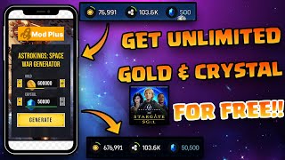 ASTROKINGS Space War Strategy Hack - Get Unlimited Gold and Crystals for FREE!! screenshot 1