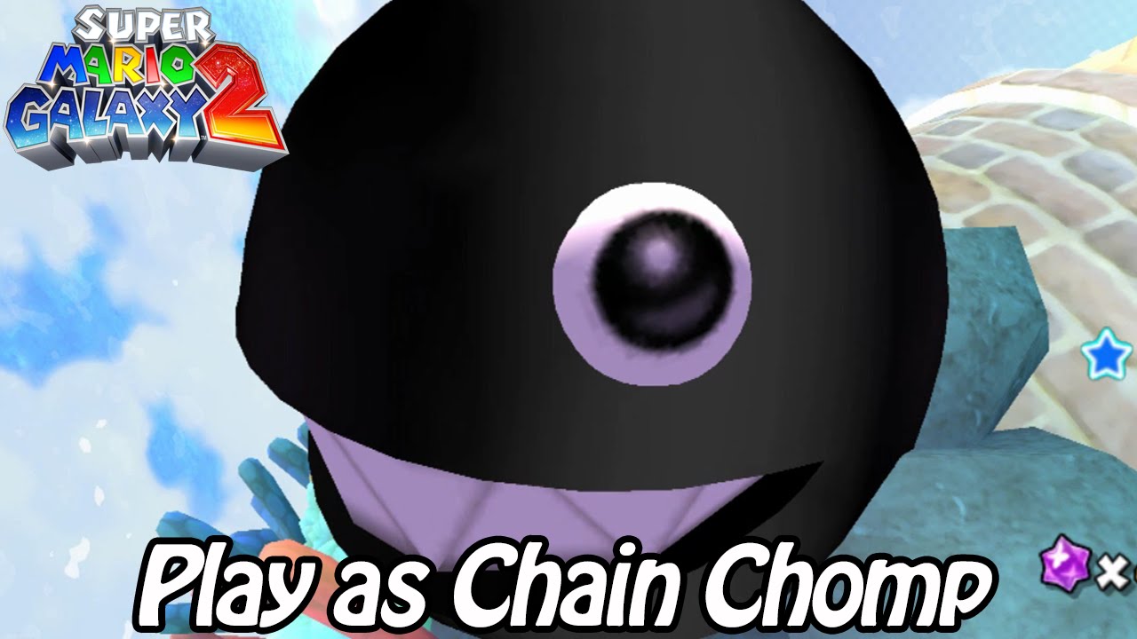 Super Mario Galaxy 2 - Play as Chain Chomp Hack - YouTube