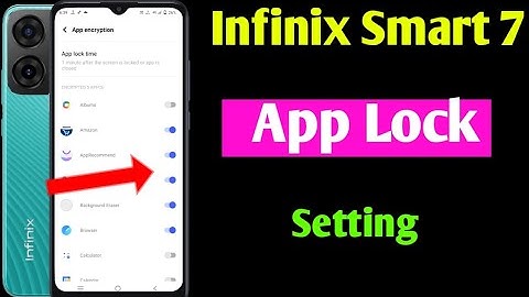 infinix smart 7 app lock setting | how to set app lock in infinix smart 7