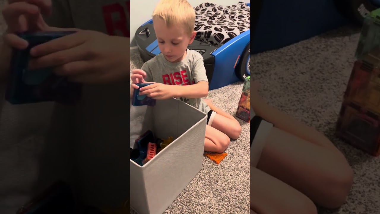 Making a Rocket Ship with Magnetic Tiles