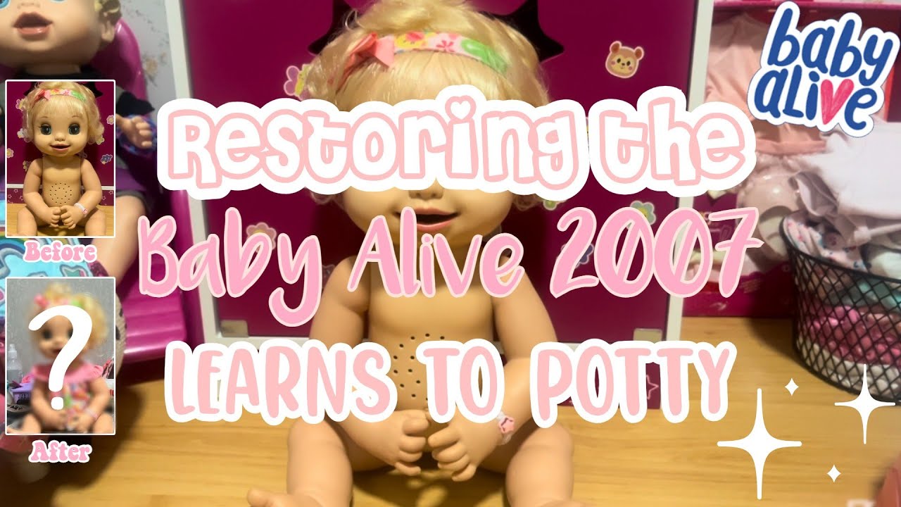 Восстановление живого младенца 2007 Кукла учится ходить на горшок!