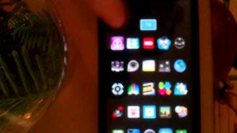 Adw launcher droid x