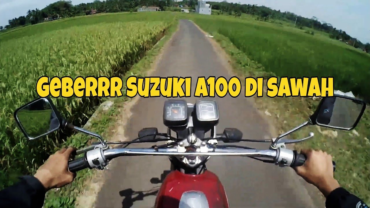 Test Ride Suzuki A100 di Sawah | Suzuki A100 #2