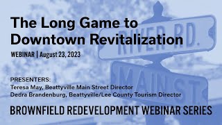 Beattyville, KY: The Long Game to Downtown Revitalization | Brownfield Redevelopment Webinar Series by CEDIK at the University of Kentucky 132 views 8 months ago 1 hour, 6 minutes