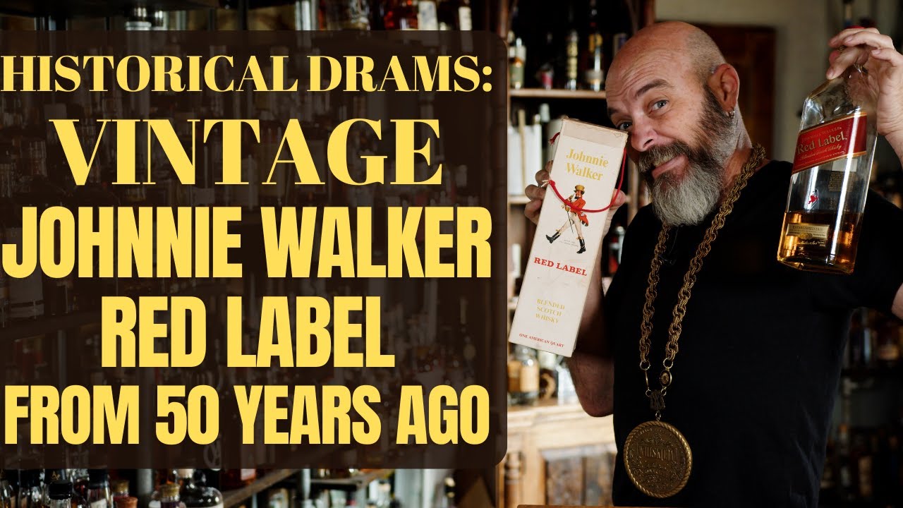 1960年代流通　Johnnie Walker Red & Black Vintage Johnnie Walker Red From 50 Years Ago - Historical Drams