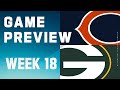 Chicago Bears vs. Green Bay Packers | 2023 Week 18 Game Preview