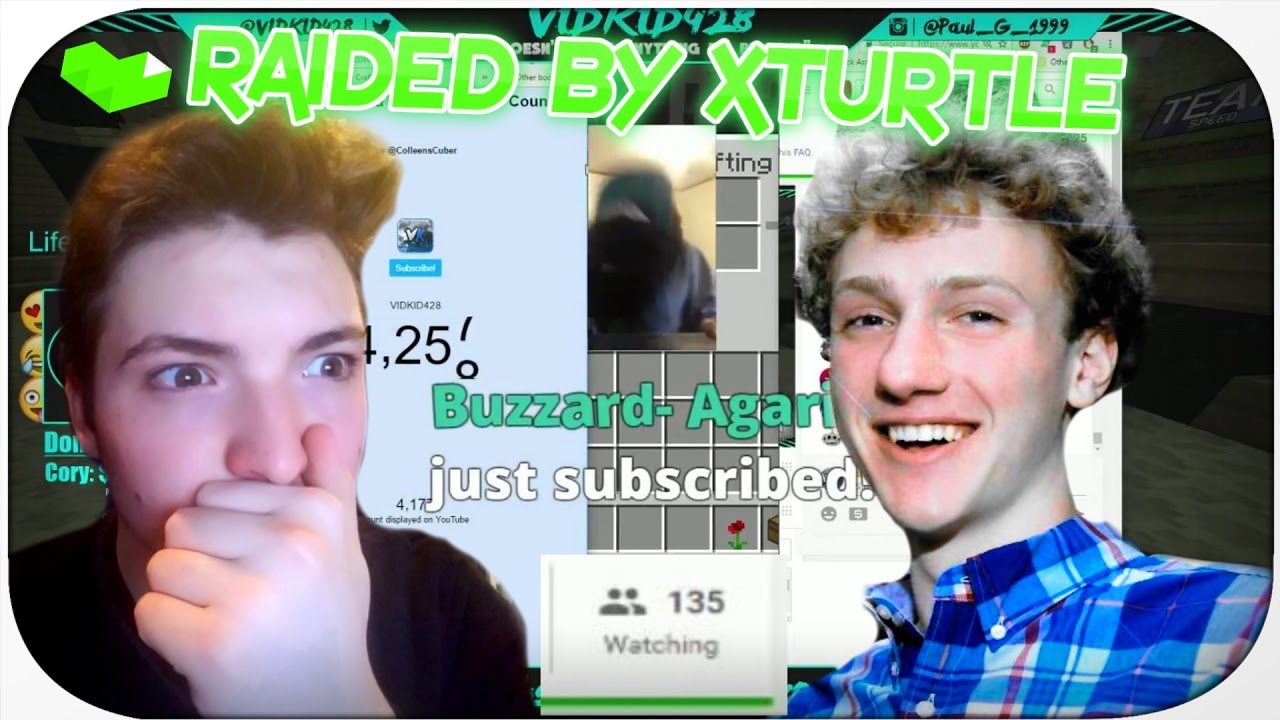 XTurtle STREAM RAID! 130+ Viewers in 10 SECONDS! - YouTube