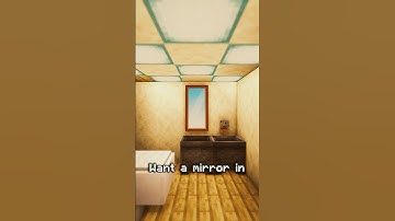 How to Make a MIRROR in Minecraft!