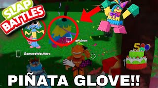 [REAL] HOW TO GET PIÑATA GLOVE & BIRTHDAY BASH BADGE | Slap Battles Roblox 