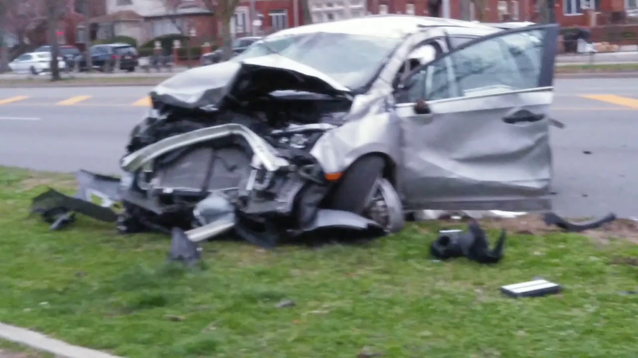 Terrible car accident in Brooklyn New York YouTube