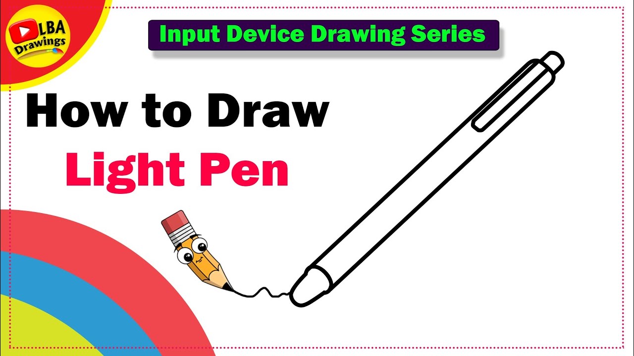 Light Pen Drawing | Input Device Drawing Series - YouTube