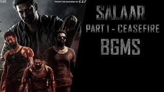 Salaar - BGM's || Salaar BGM Jukebox High Quality || Use Headphones For Best Experience!! ||