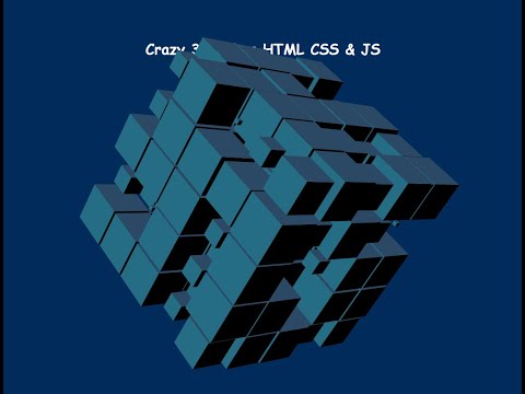 Stunning 3D Cubes with CSS and JavaScript