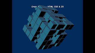 Stunning 3D Cubes with CSS and JavaScript