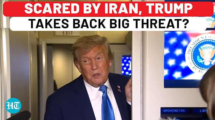 Scared By Iran, Trump Takes Back Threat? Clarifies "Evacuate Tehran" Message: Full Briefing | Israel