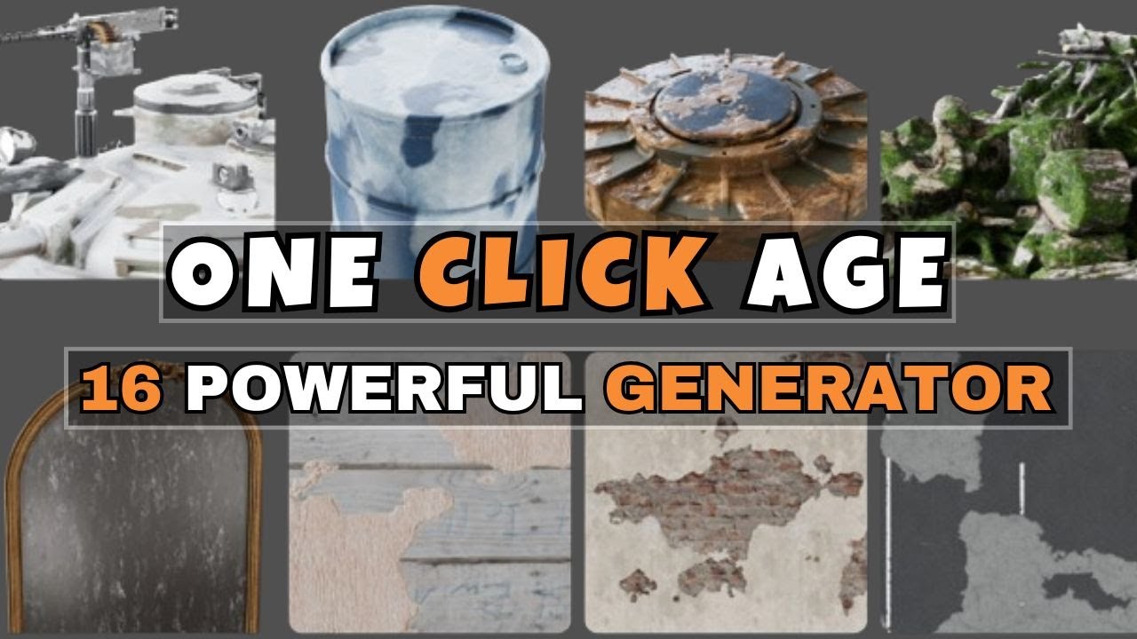 One Click Age V 2.0 : Instantly Age Any Material With A Click in