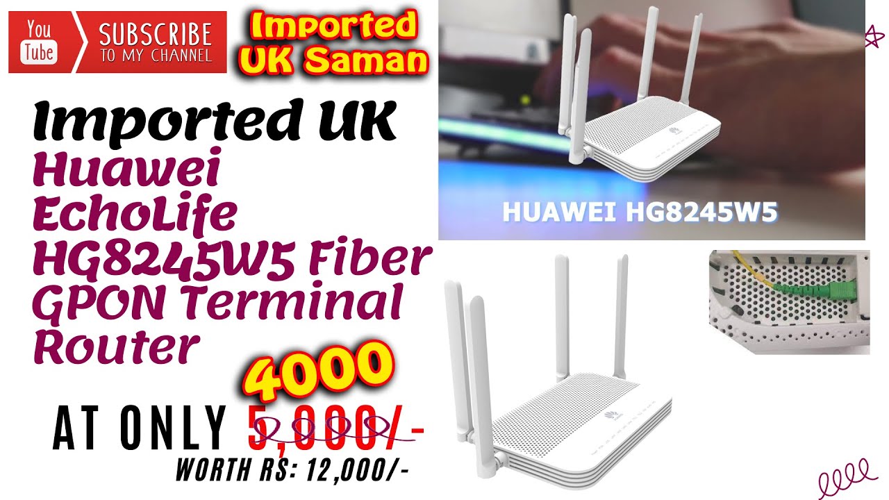 Huawei router hg8245w5 Clearance