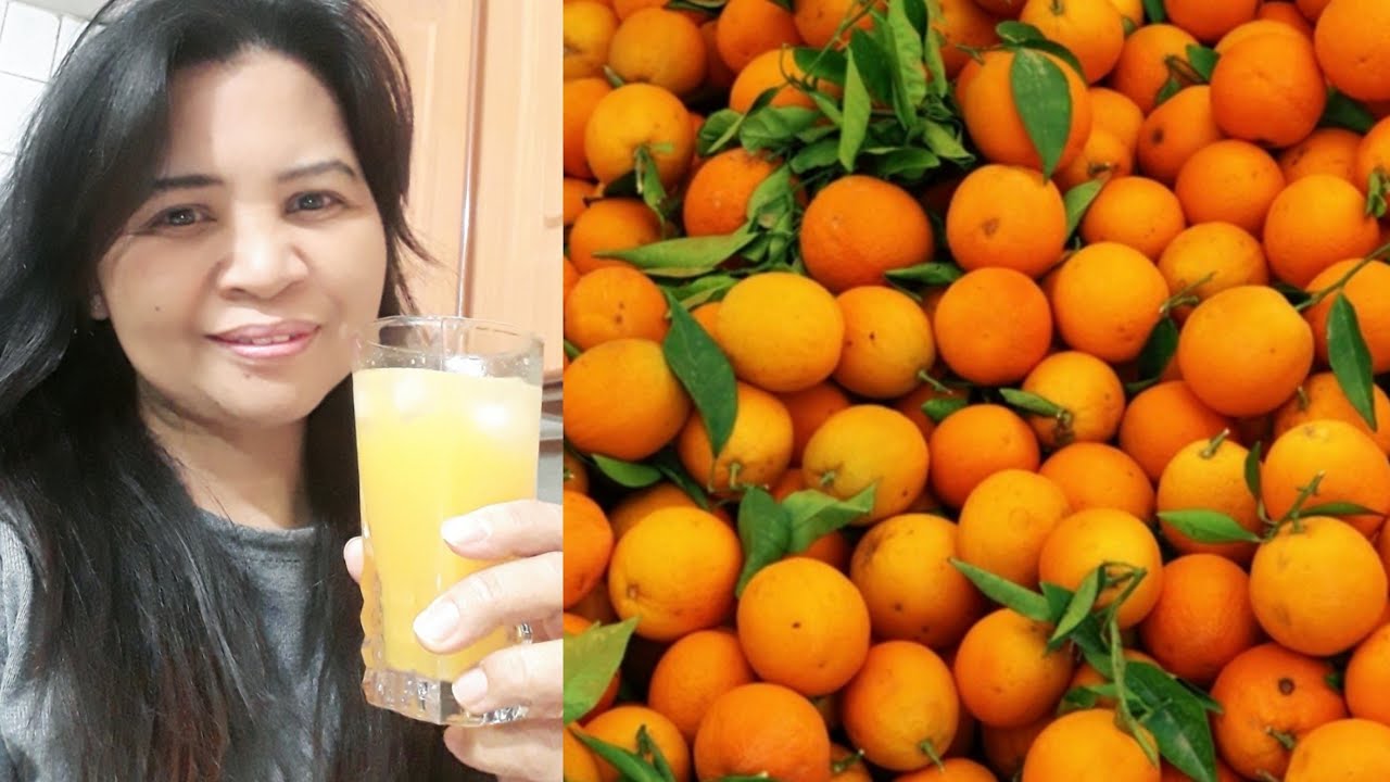 How to prepare fresh orange juice