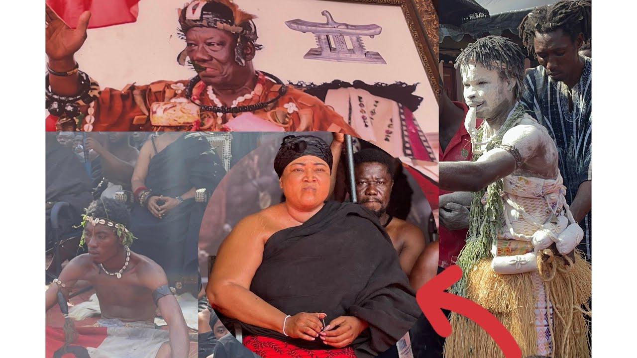 SAD😭 Watch how Mampong Hemaa welcomes Chief Priests at Mampong Hene final funeral rites