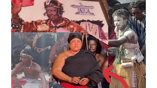 SAD😭 Watch how Mampong Hemaa welcomes Chief Priests at Mampong Hene final funeral rites