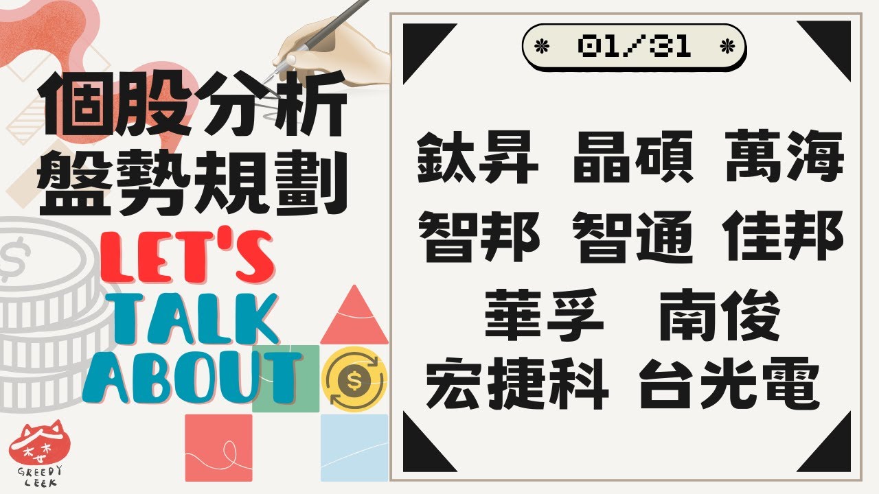 #鈦昇#晶碩#萬海#智邦#智通#佳邦#華孚#南俊#宏捷科#台光電|(AI字幕)