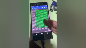 Mengirim Data Kecepatan Sensor Ultrasonik HC SR04 dari ESP32 ke Android dengan Bluetooth Serial.
