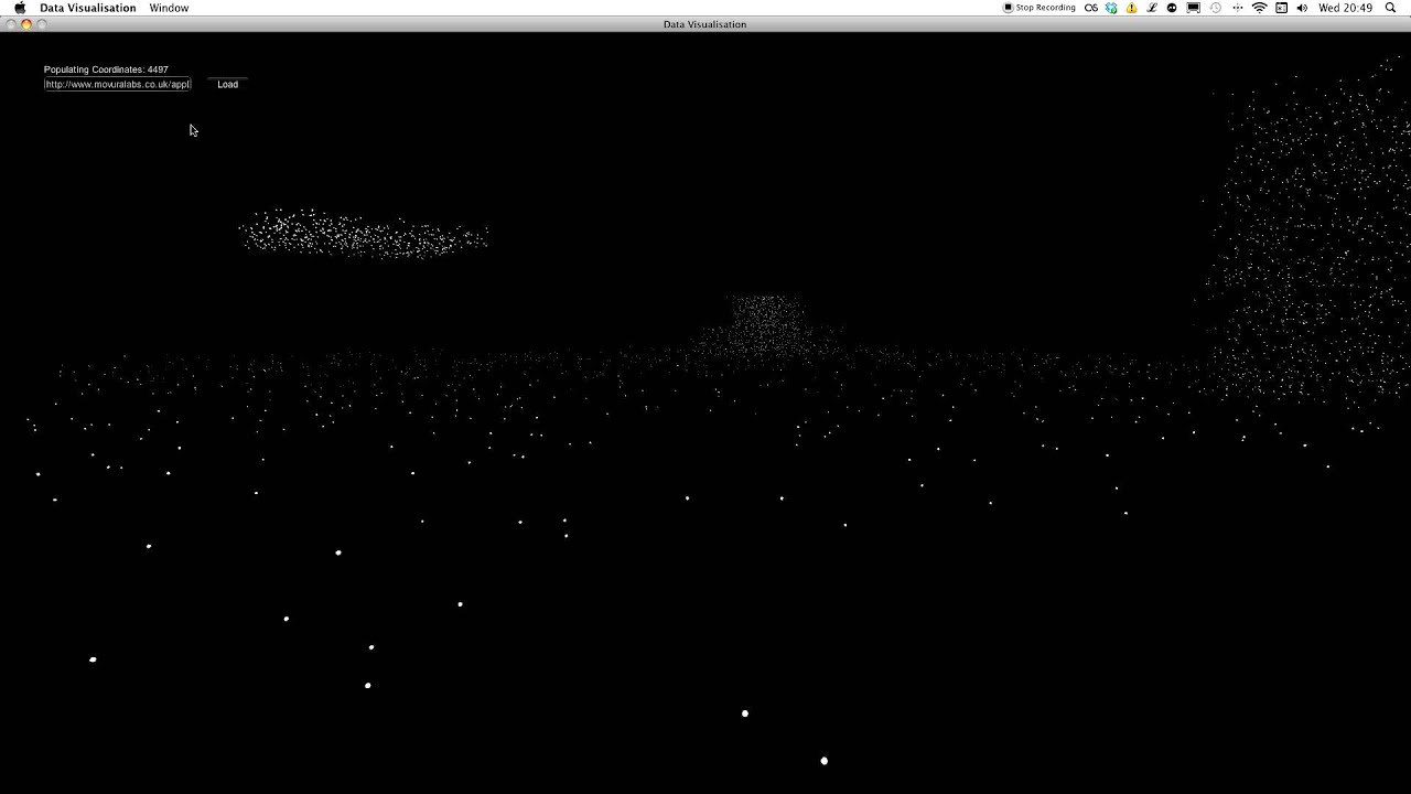 Data Visualisation - Point Cloud test - YouTube
