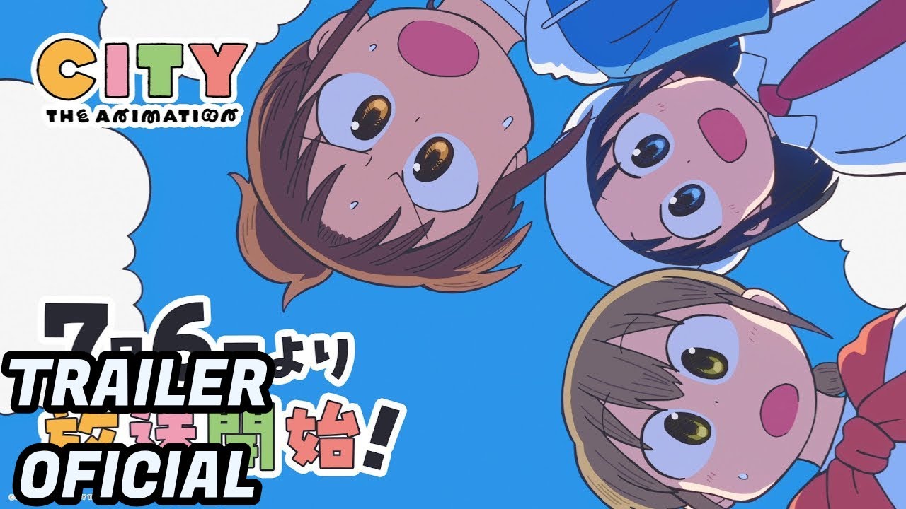 アニメ HERMITAGE cityline90 City The Animation (trailer 3). Anime estreia em 06 de Julho de