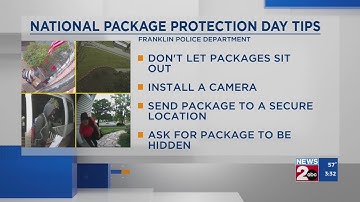 National Package Protection Day: Franklin PD shares tips to keep deliveries safe