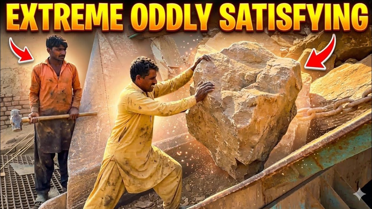 (EXTREME) CRUNCHY ODDLY SATISFYING Rock Crusher ASMR | Rock Crushing ASMR | DEEP SLEEP ASMR