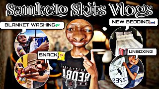 SAMKELO SKITS VLOGS I WASHED MY BLANKETS🧼& BOUGHT A NEW DUVET SET#samkeloskitsvlogs #ahhh1day1day