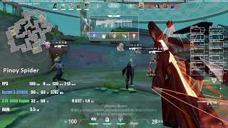 Ryzen 3 3200g   GTX 1660 Super ValorantGame Test 16 gb Ram 720p Medium 2022