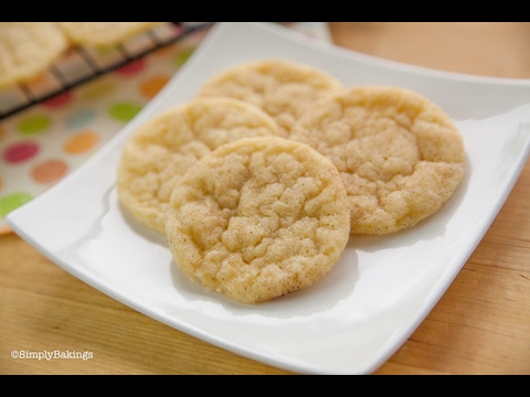 Dairy FREE Snickerdoodle Cookies | Vegan Baking | Simply Bakings