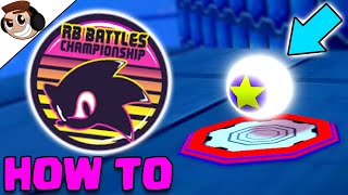 HOW TO GET: RB BATTLES SONIC SPEED SIMULATOR BADGE (Easiest Guide)