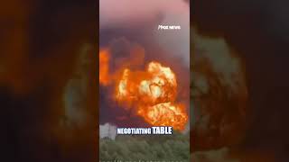 Ukrainian drone STRIKES critical Russian oil facility #shorts #us #news #foxnews #Russia #Ukraine
