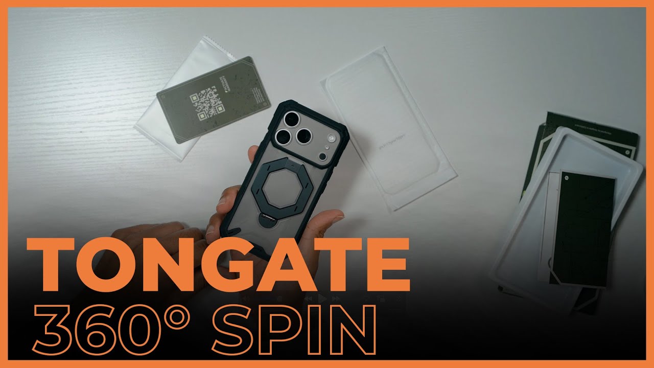 Обзор чехла TONGATE для iPhone 17 Pro с магнитной подставкой на 360° и MagSafe