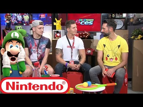 BEI NINTENDO ZU GAST! Throwback zur Gamescom 2018: Nintendo RedCube Mario Tennis Aces vs. Sephiron
