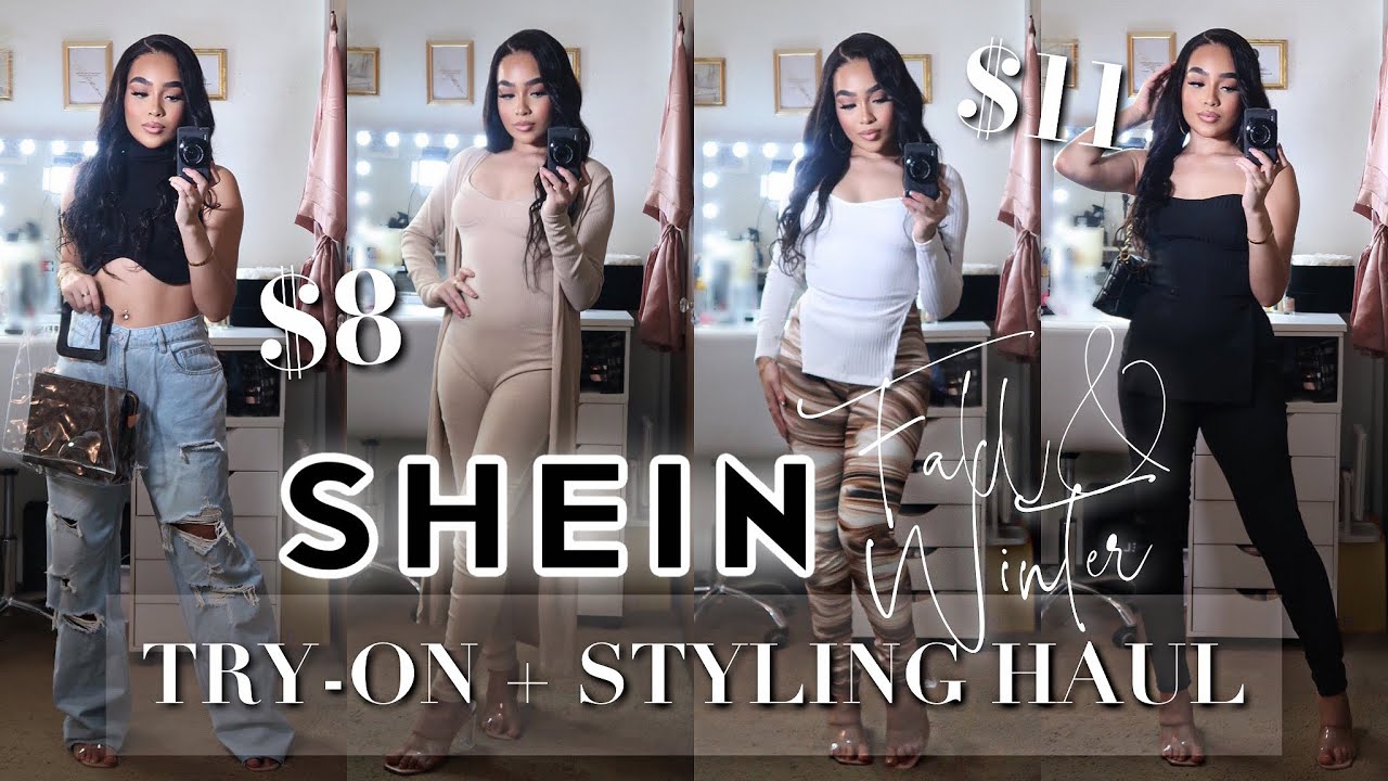 HUGE SHEIN FALL TRY ON HAUL + STYLING, 20+ ITEMS