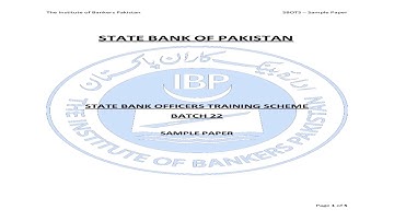 SBOTS 22 Batch Sample Paper