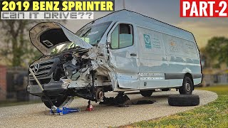 Part2 2019 Mercedes Sprinter Van Rebuild Project  The Ice Cream G Wagon Build