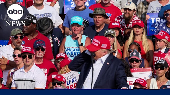 Trump says he was shot in ear at campaign rally