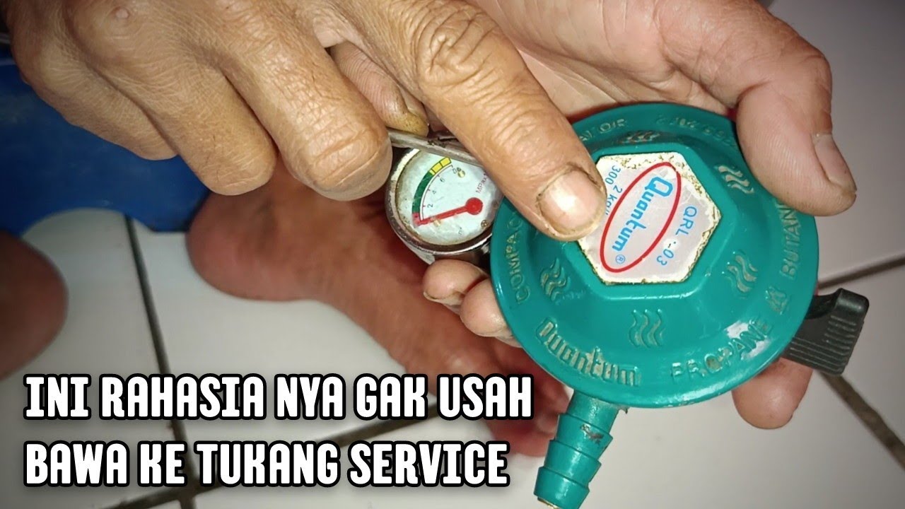 Ternyata Regulator Gas Quantum ada stelan nya Untuk Memperbesar api Kompor Gas! 