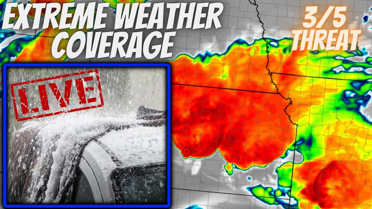 🔴EXTREME COVERAGE - Crazy Hail, Wind Damage & Tornadoes To Occur ...