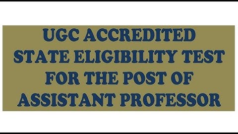 State Eligibility Test 2021 Notification OUT | SET 2021