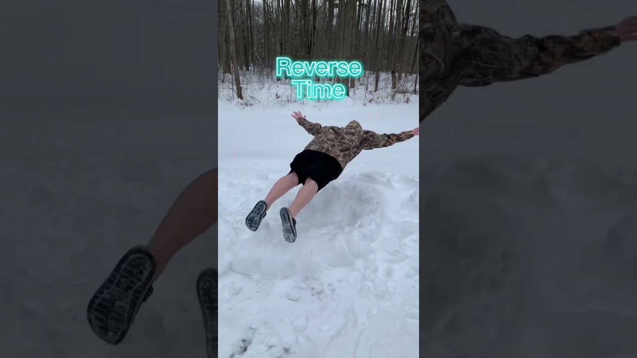  Short Bellyflop Snow Bellyflopping Into