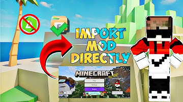 HOW TO IMPORT MODS IN MINECRAFT PE | 1.21+ [MINECRAFT POCATE &BEDROCK EDITION]