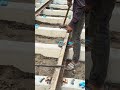 Newly replaced concrete sleepers pandrol clips setup #pandroll #erc #shorts